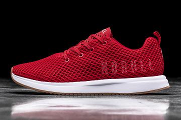 Red Nobull Racing Mesh Runner Women's Running Shoes | CA K1696O